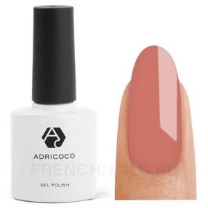 Гель-лак ADRI COCO № 161 ( 8 мл) темный бежево-коричневый, без блесток и перламутра ,плотный
