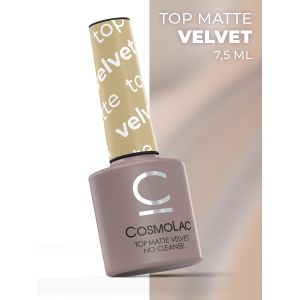 Топ матовый без липкого слоя  Cosmolac TOP MATTE VELVET 7.5 мл 