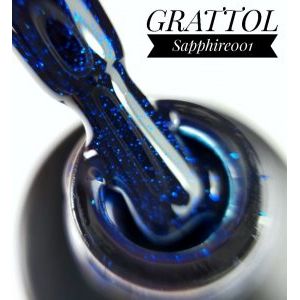 ГЕЛЬ-ЛАК GRATTOL SAPPHIRE  №01 - 9мл 