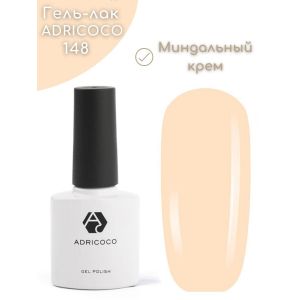 Гель-лак ADRI COCO № 148 (8 мл) миндальный крем, без блесток и перламутра, плотный 