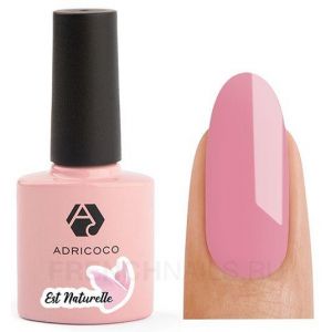 Гель-лак ADRICOCO EST NATURELLE   №13 камуфлирующий карамельно-розовый (8 мл.)