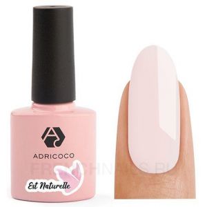 Гель-лак ADRICOCO  EST NATURELLE №19 камуфлирующий молочный бежевый (8 мл.)