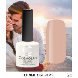 Гель-лак  Cosmolac "Теплые обьятия"  №203 цвет какао с молоком 